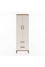 Hyperion Dolap 4 Raflı 2 Çekmeceli 2 Kapaklı 60x44x182 Çam-Aytaşı