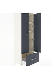 Hyperion Dolap 4 Raflı Tek Çekmeceli 2 Kapaklı 60x44x182 - S56M016V2B