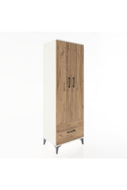 Hyperion Dolap 4 Raflı Tek Çekmeceli 2 Kapaklı 60x44x182 Aytaşı-Çam