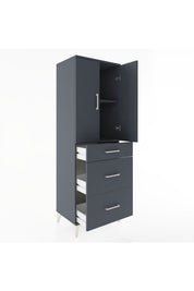 Hyperion Dolap 2 Raflı 3 Çekmeceli 2 Kapaklı 60x44x182 - S56M020V5B
