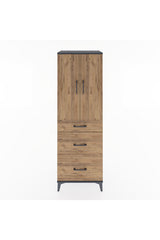 Hyperion Dolap 2 Raflı 3 Çekmeceli 2 Kapaklı 60x44x182