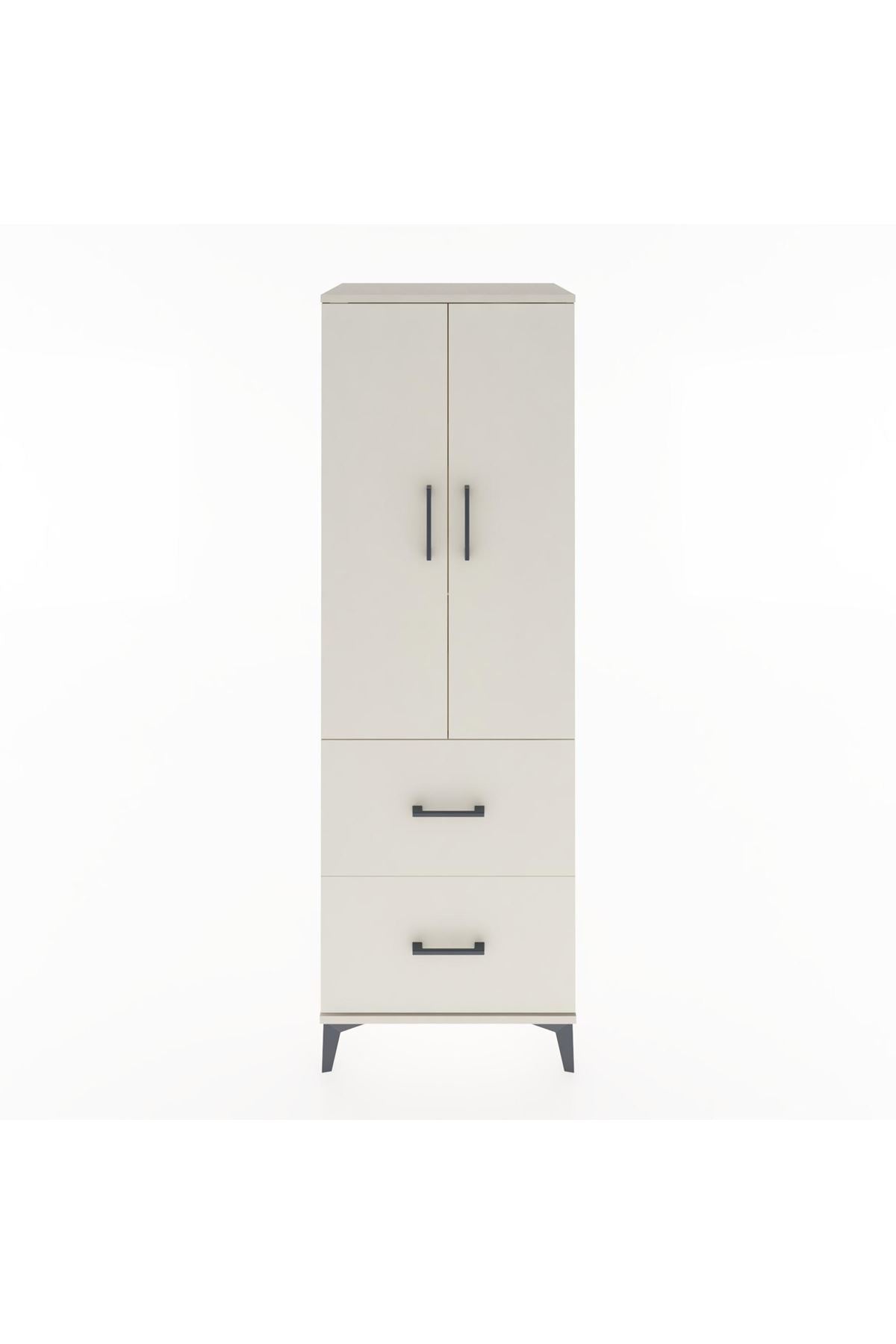 Hyperion Dolap 3 Raflı 2 Çekmeceli 2 Kapaklı 60x44x182 Aytaşı-Aytaşı