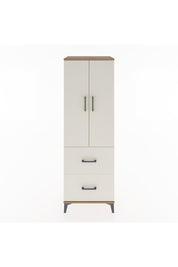 Hyperion Dolap 3 Raflı 2 Çekmeceli 2 Kapaklı 60x44x182 Çam-Aytaşı