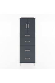 Hyperion Dolap Tek Raflı 4 Çekmeceli 2 Kapaklı 60x44x182 - S56M023V5B
