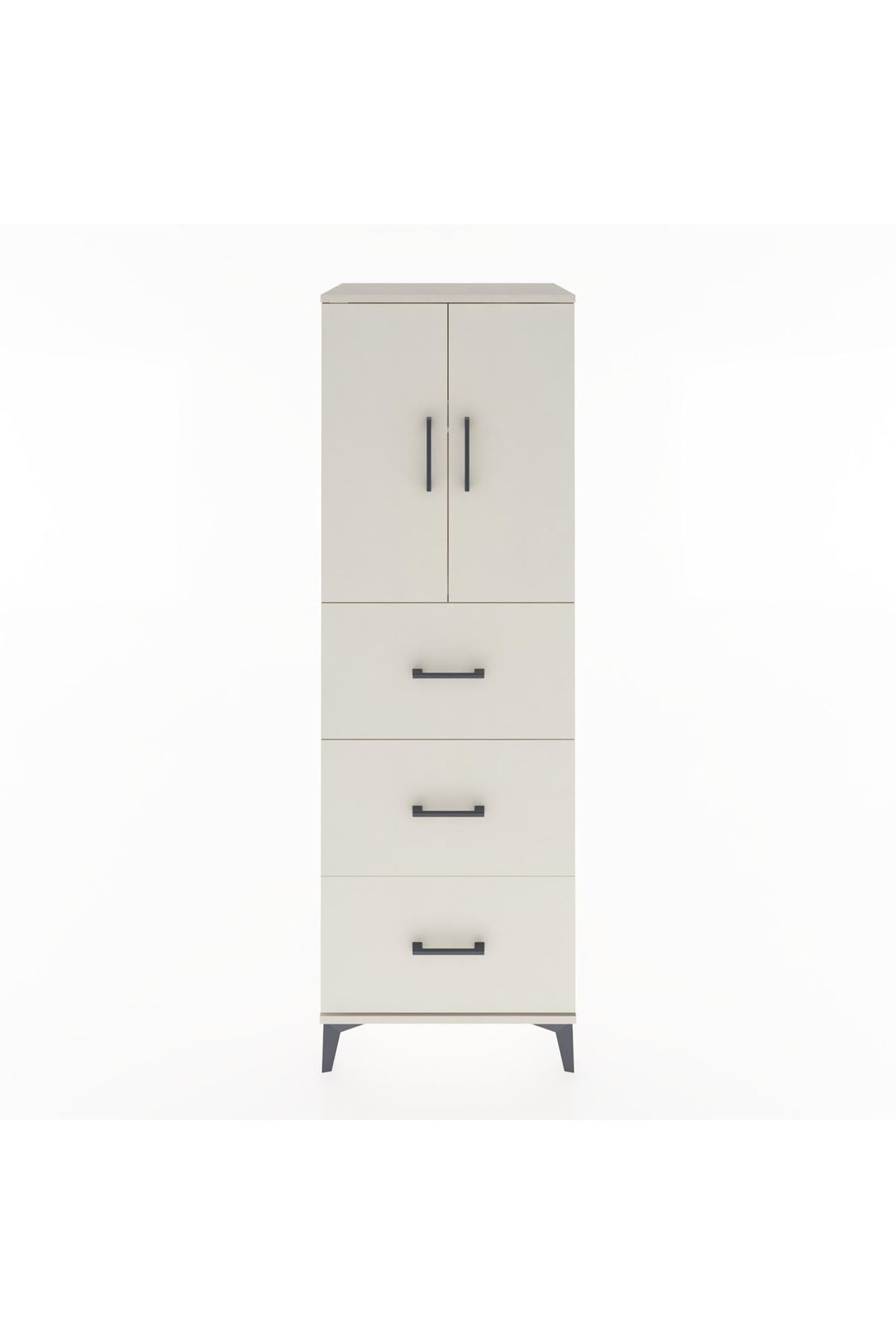 Hyperion Dolap 2 Raflı 3 Çekmeceli 2 Kapaklı 60x44x182 Aytaşı-Aytaşı