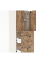 Hyperion Dolap 2 Raflı 3 Çekmeceli 2 Kapaklı 60x44x182 Aytaşı-Çam