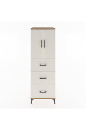 Hyperion Dolap 2 Raflı 3 Çekmeceli 2 Kapaklı 60x44x182 Çam-Aytaşı