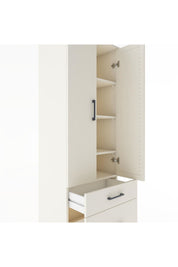 Hyperion Dolap 4 Raflı 2 Çekmeceli 2 Kapaklı 60x44x182 Aytaşı-Aytaşı