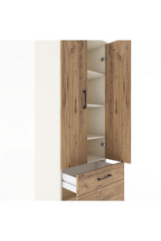 Hyperion Dolap 4 Raflı 2 Çekmeceli 2 Kapaklı 60x44x182 Aytaşı-Çam