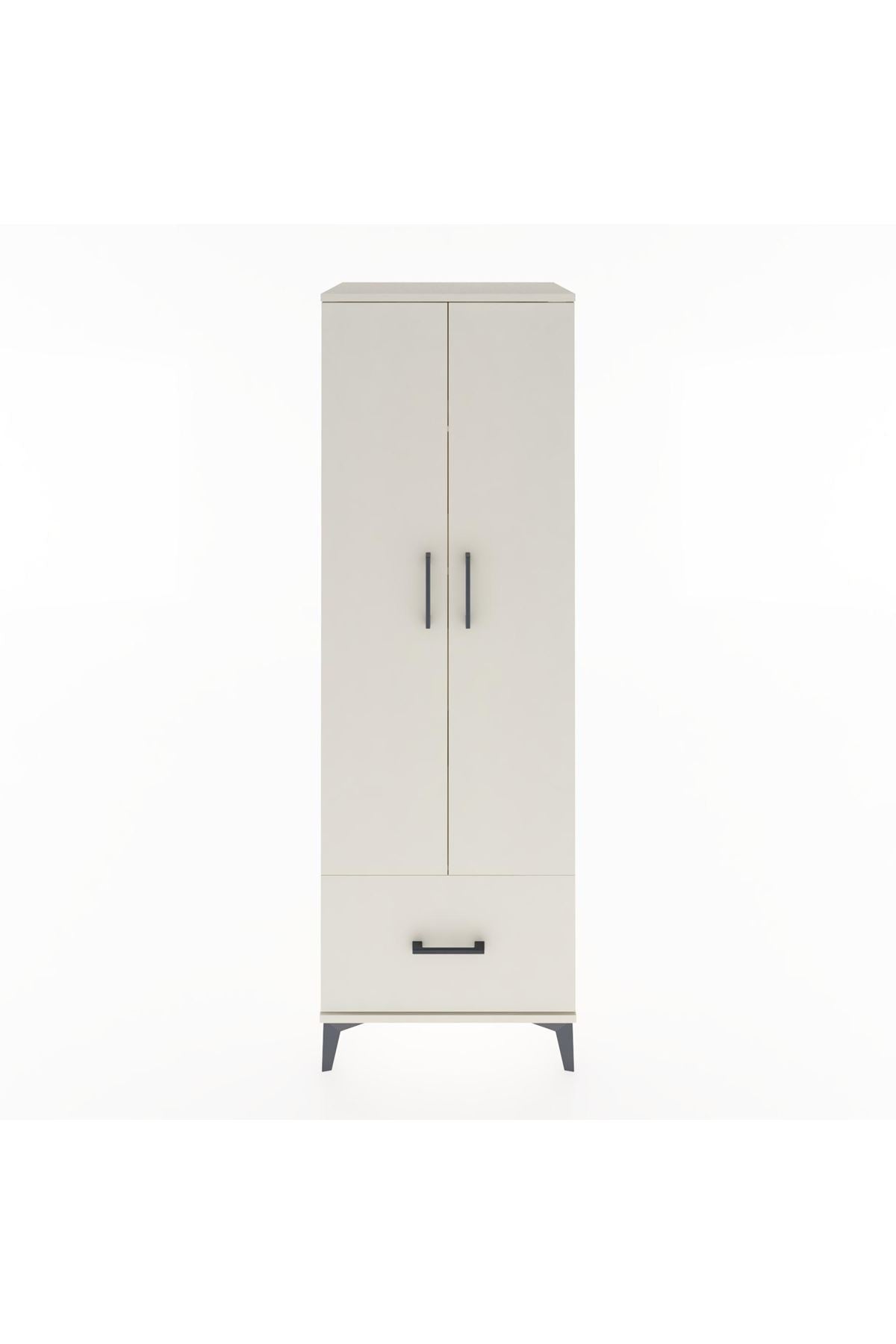 Hyperion Dolap 4 Raflı Tek Çekmeceli 2 Kapaklı 60x44x182 - S56M016V1B