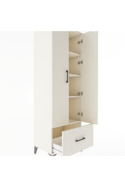 Hyperion Dolap 4 Raflı Tek Çekmeceli 2 Kapaklı 60x44x182 - S56M016V1B