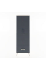 Hyperion Dolap 4 Raflı Tek Çekmeceli 2 Kapaklı 60x44x182