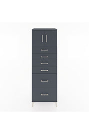 Hyperion Dolap Tek Raflı 6 Çekmeceli 2 Kapaklı 60x44x182 - S56M017V5B