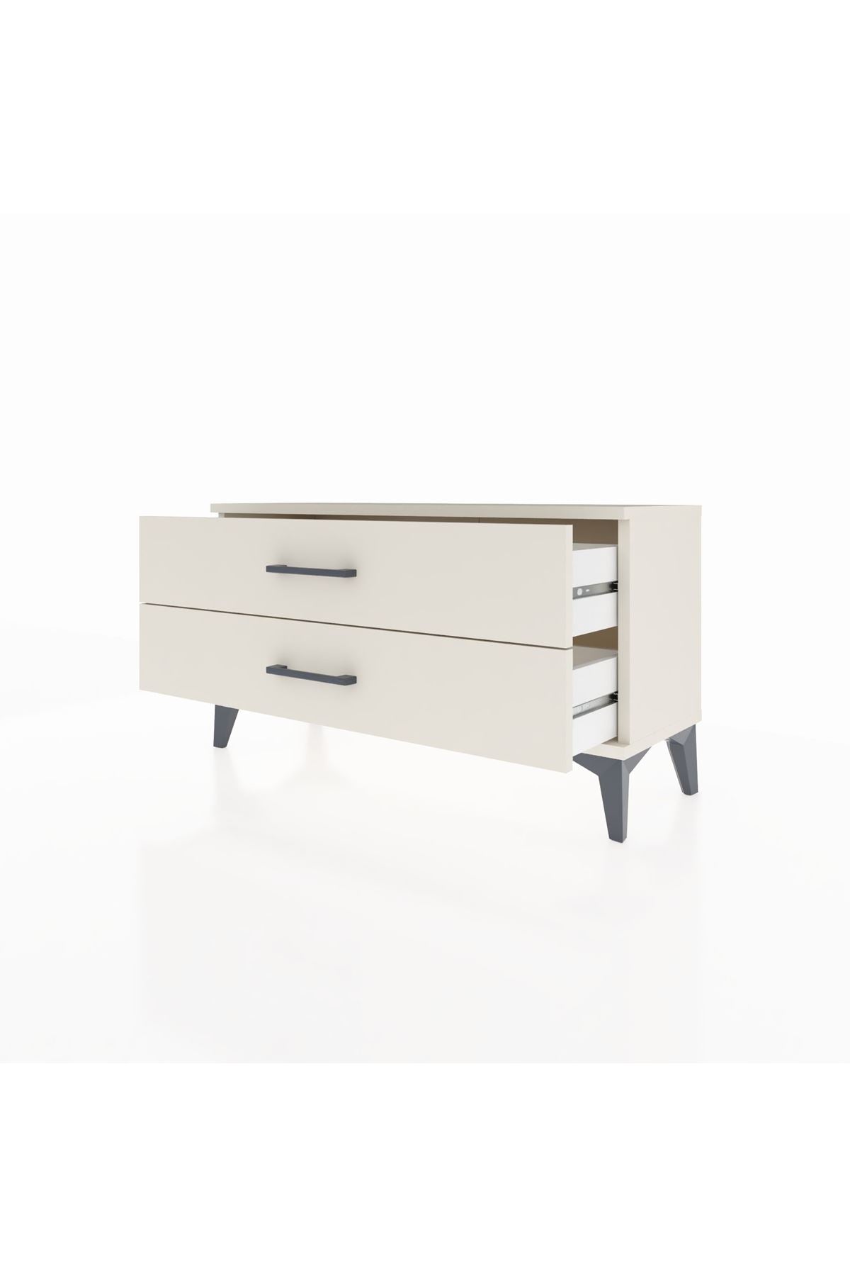 Arges Şifonyer 2 Çekmeceli 88x30x48 Aytaşı-Aytaşı