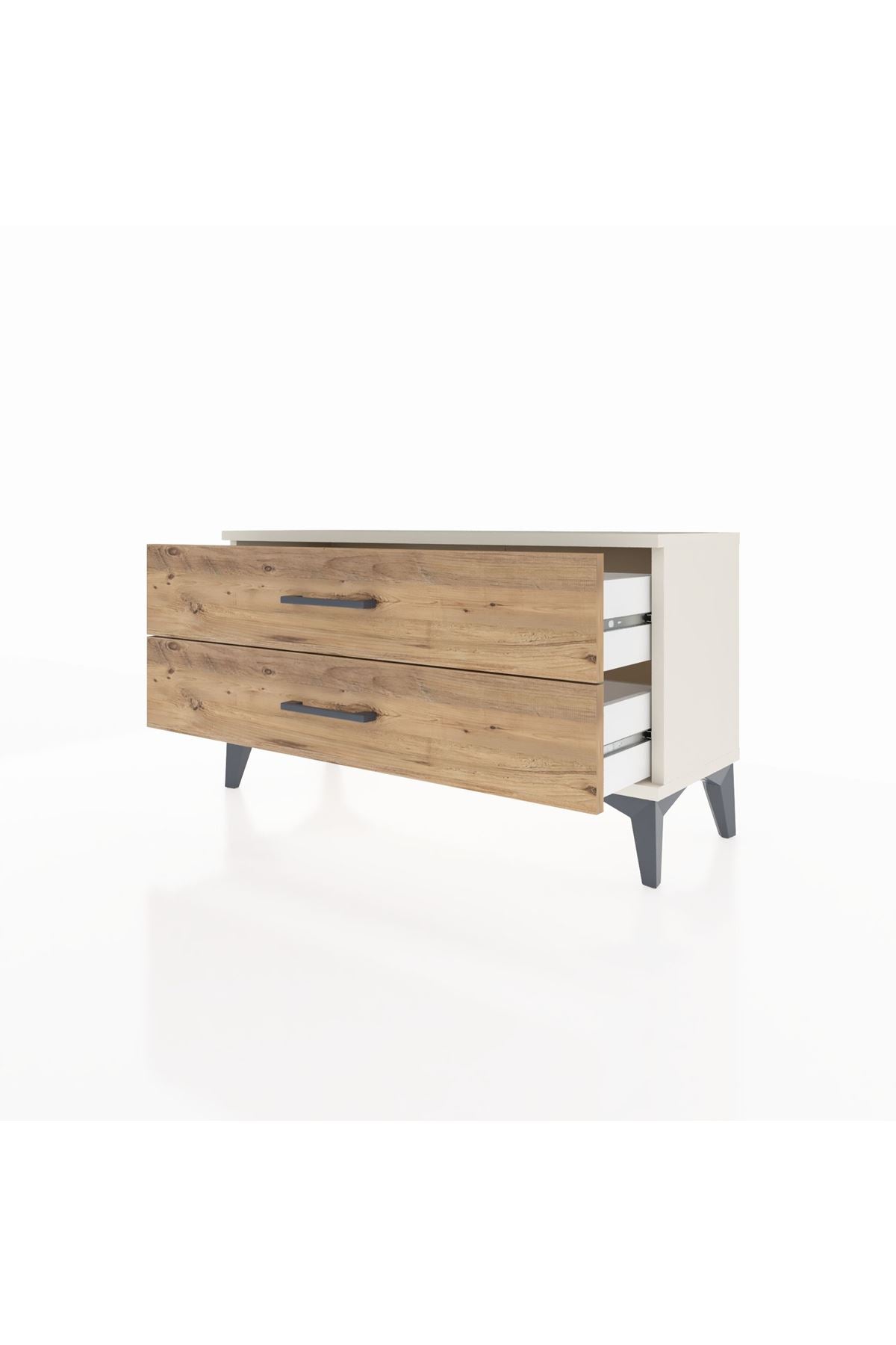 Arges Şifonyer 2 Çekmeceli 88x30x48 Aytaşı-Çam