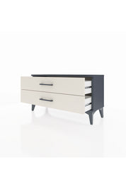 Arges Şifonyer 2 Çekmeceli 88x30x48 Antrasit-Aytaşı