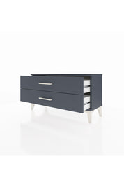 Arges Şifonyer 2 Çekmeceli 88x30x48 Antrasit-Antrasit