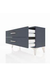 Arges Şifonyer 2 Çekmeceli 88x30x48 Antrasit-Antrasit