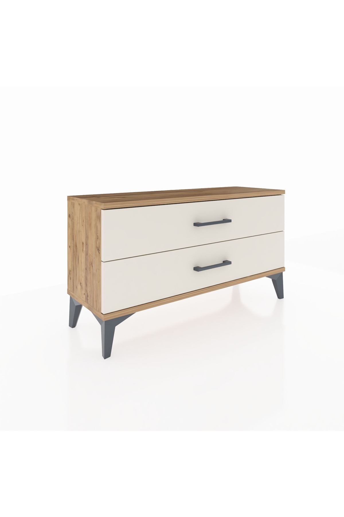 Arges Şifonyer 2 Çekmeceli 88x30x48 Çam-Aytaşı