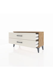 Arges Şifonyer 2 Çekmeceli 88x30x48 Çam-Aytaşı