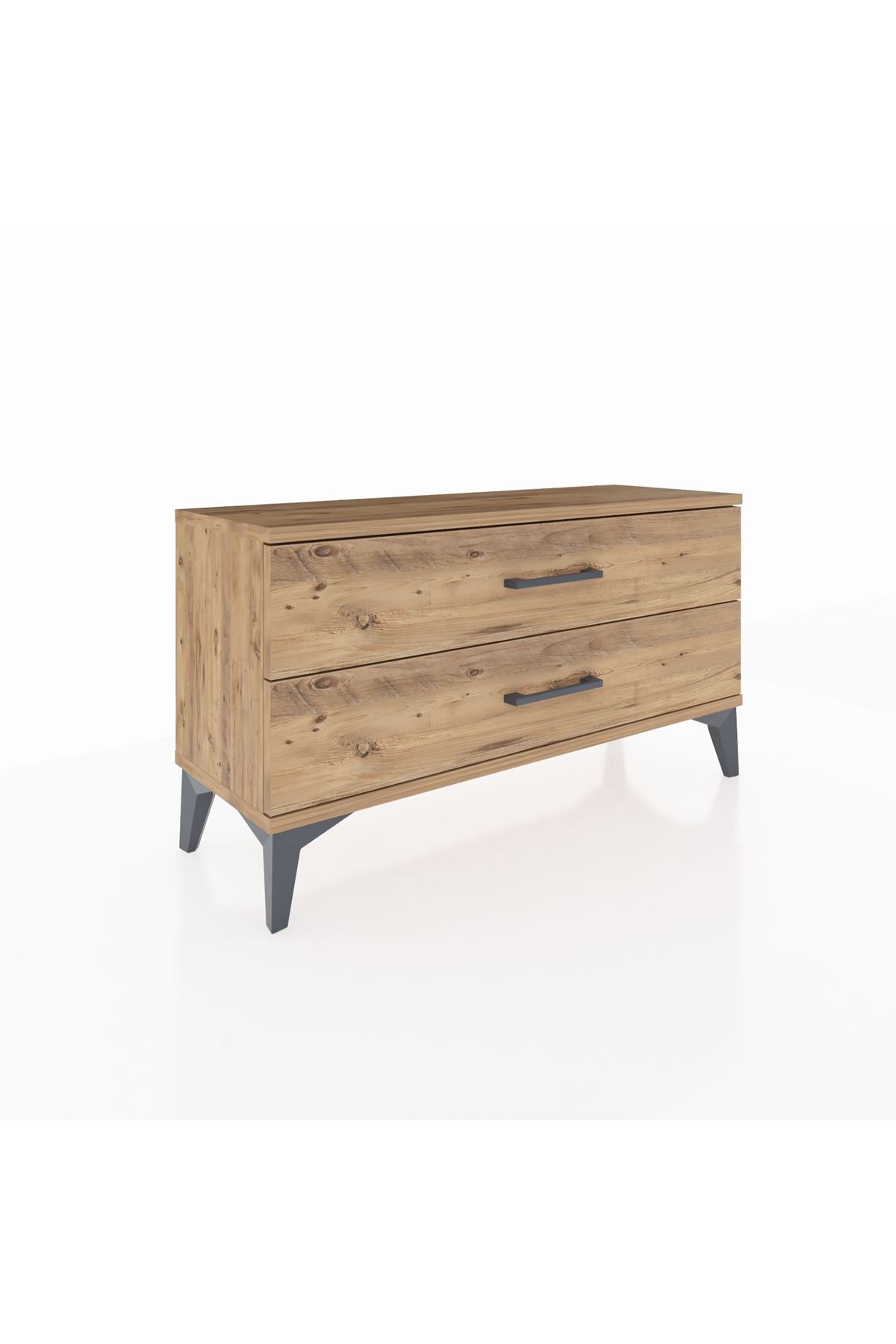 Arges Şifonyer 2 Çekmeceli 88x30x48 Çam-Çam