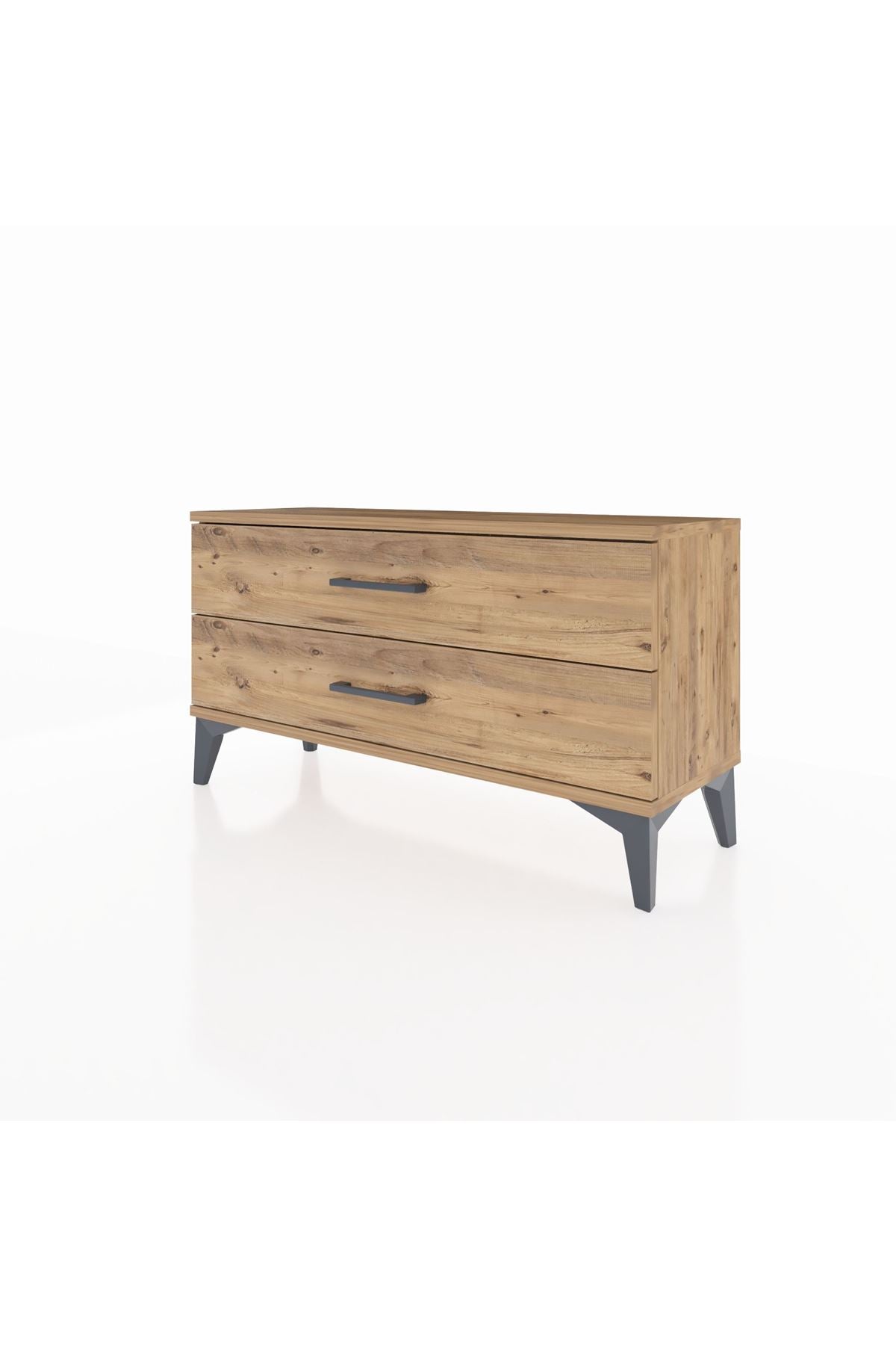 Arges Şifonyer 2 Çekmeceli 88x30x48 Çam-Çam