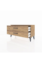 Arges Şifonyer 2 Çekmeceli 88x30x48 Çam-Çam