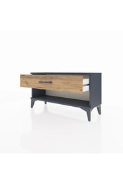 Arges Şifonyer Tek Çekmeceli 88x30x48 Antrasit-Çam