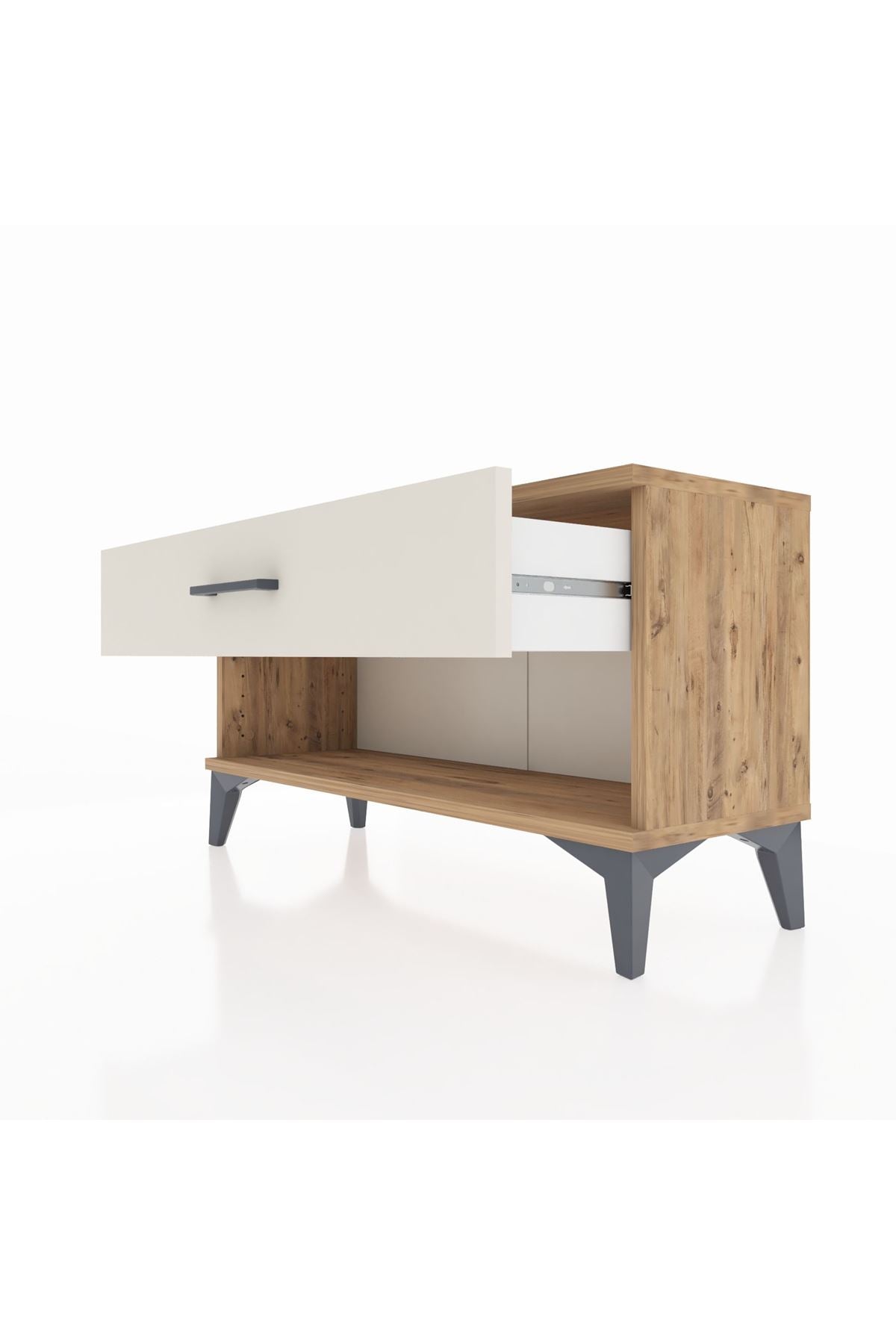 Arges Şifonyer Tek Çekmeceli 88x30x48 Çam-Aytaşı