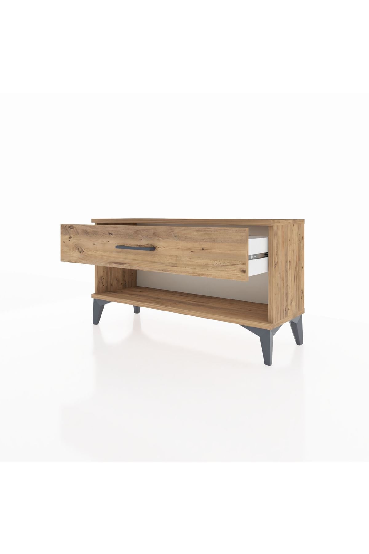 Arges Şifonyer Tek Çekmeceli 88x30x48 Çam-Çam