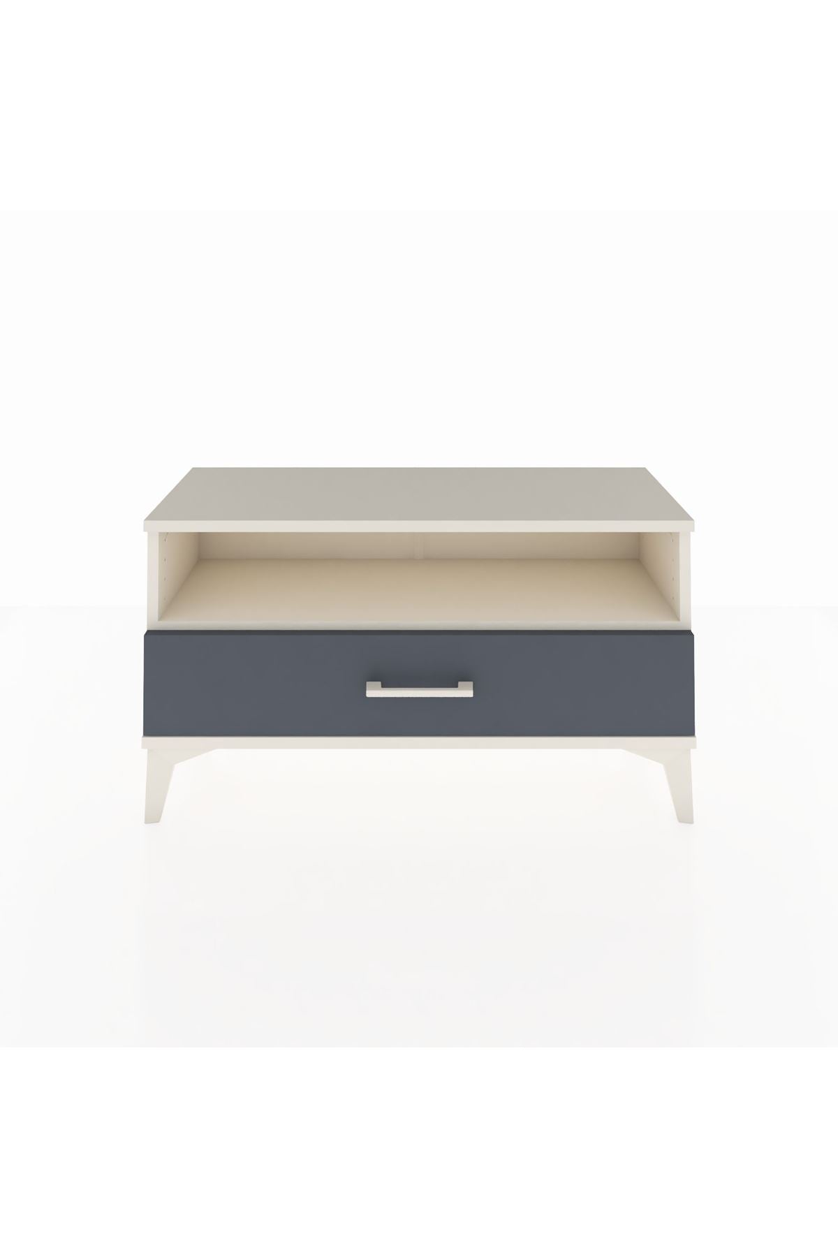 Arges Şifonyer Tek Raflı Tek Çekmeceli 88x30x48 Aytaşı-Antrasit