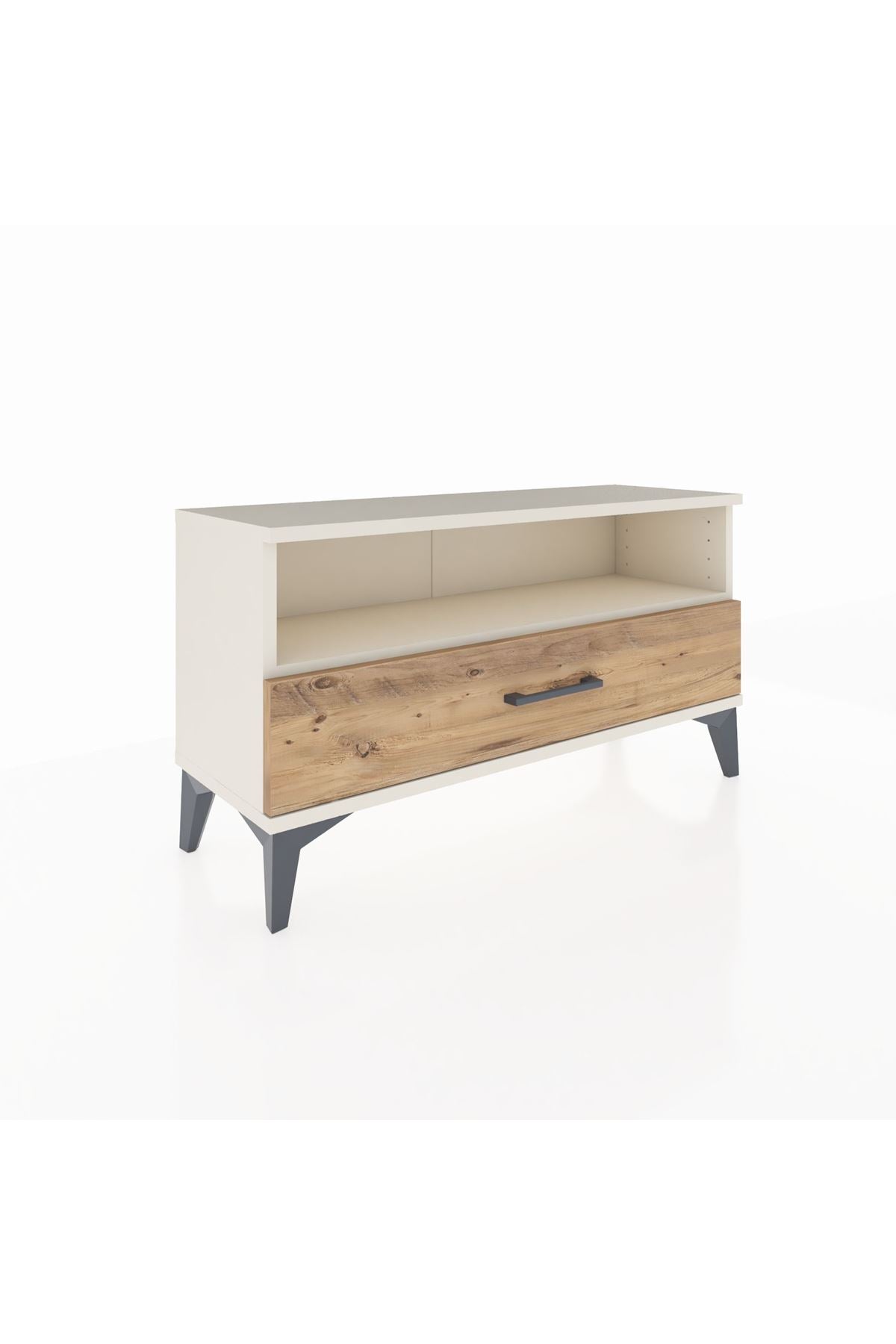 Arges Şifonyer Tek Raflı Tek Çekmeceli 88x30x48 Aytaşı-Çam