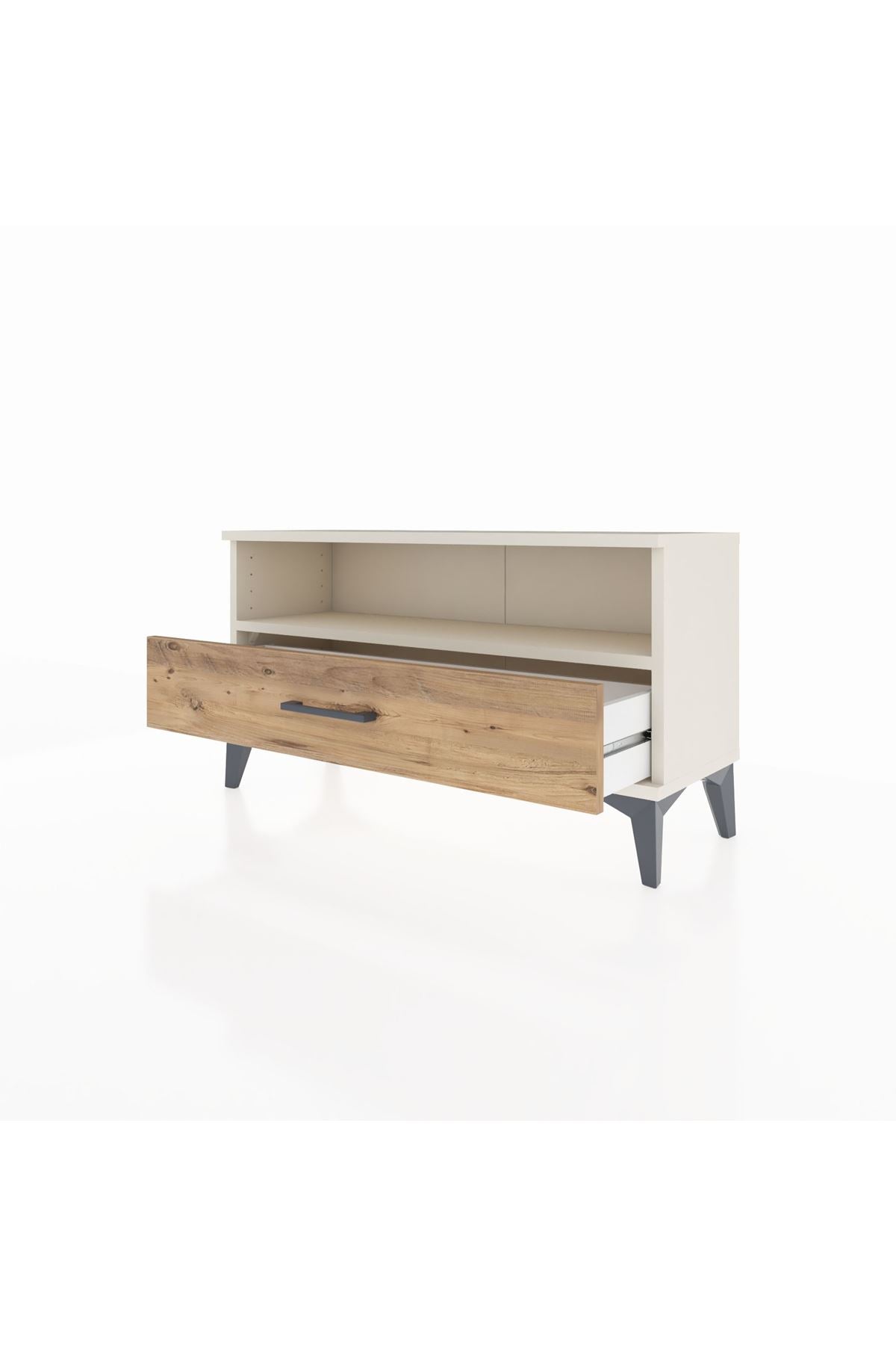 Arges Şifonyer Tek Raflı Tek Çekmeceli 88x30x48 Aytaşı-Çam