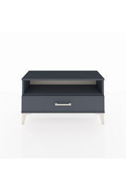 Arges Şifonyer Tek Raflı Tek Çekmeceli 88x30x48 Antrasit-Antrasit