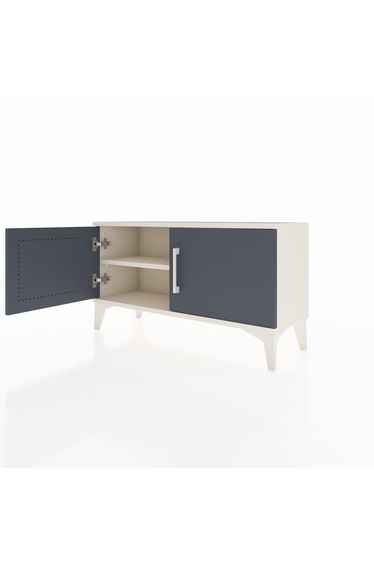 Arges Şifonyer Tek Raflı 2 Kapaklı 88x30x48 Aytaşı-Antrasit