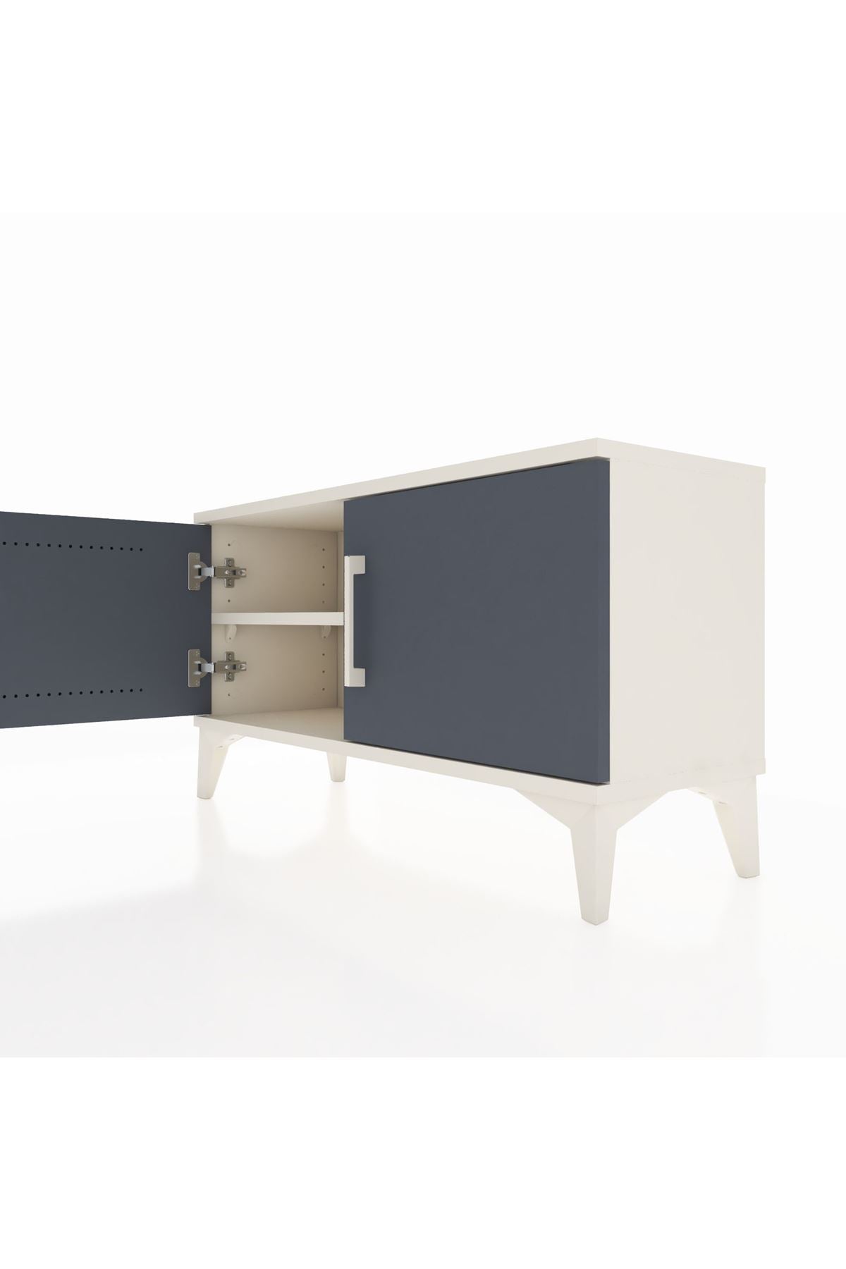 Arges Şifonyer Tek Raflı 2 Kapaklı 88x30x48 Aytaşı-Antrasit