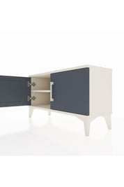 Arges Şifonyer Tek Raflı 2 Kapaklı 88x30x48 Aytaşı-Antrasit
