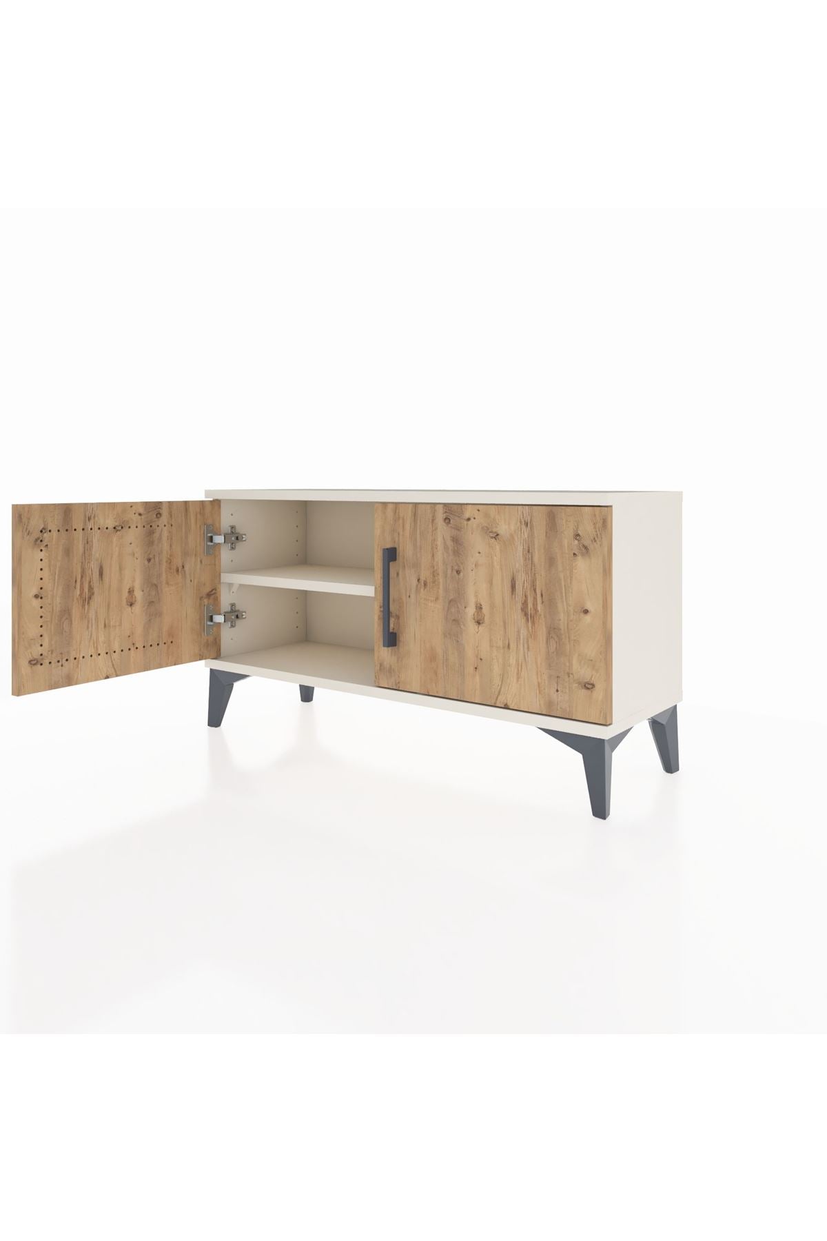 Arges Şifonyer Tek Raflı 2 Kapaklı 88x30x48 Aytaşı-Çam