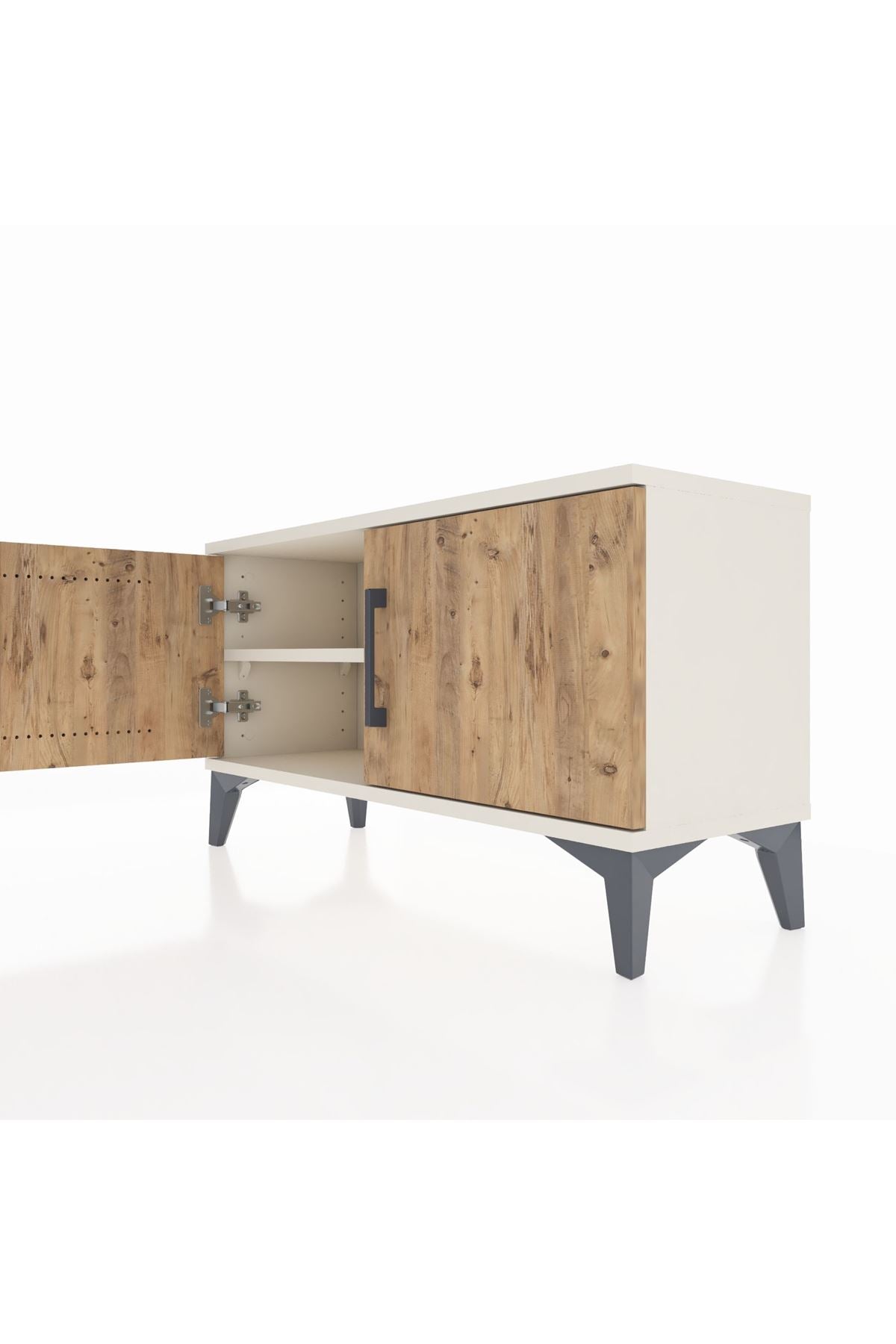 Arges Şifonyer Tek Raflı 2 Kapaklı 88x30x48 Aytaşı-Çam