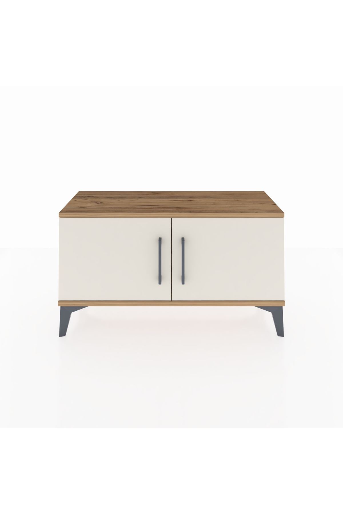 Arges Şifonyer Tek Raflı 2 Kapaklı 88x30x48 Çam-Aytaşı