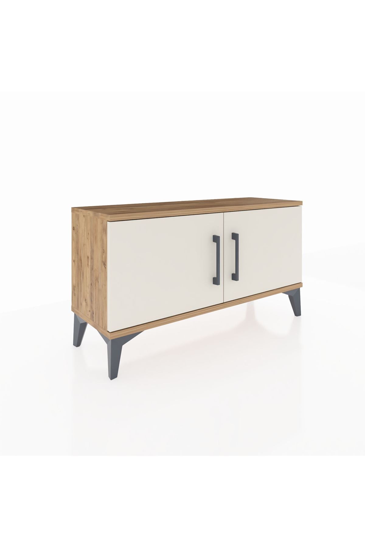 Arges Şifonyer Tek Raflı 2 Kapaklı 88x30x48 Çam-Aytaşı