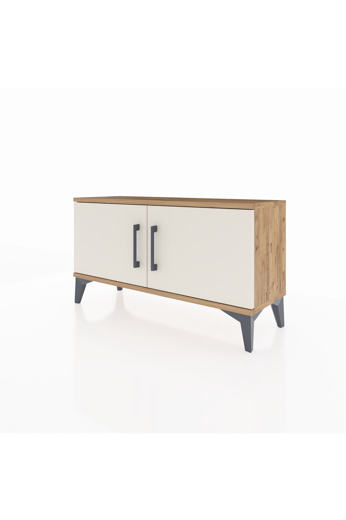 Arges Şifonyer Tek Raflı 2 Kapaklı 88x30x48 Çam-Aytaşı