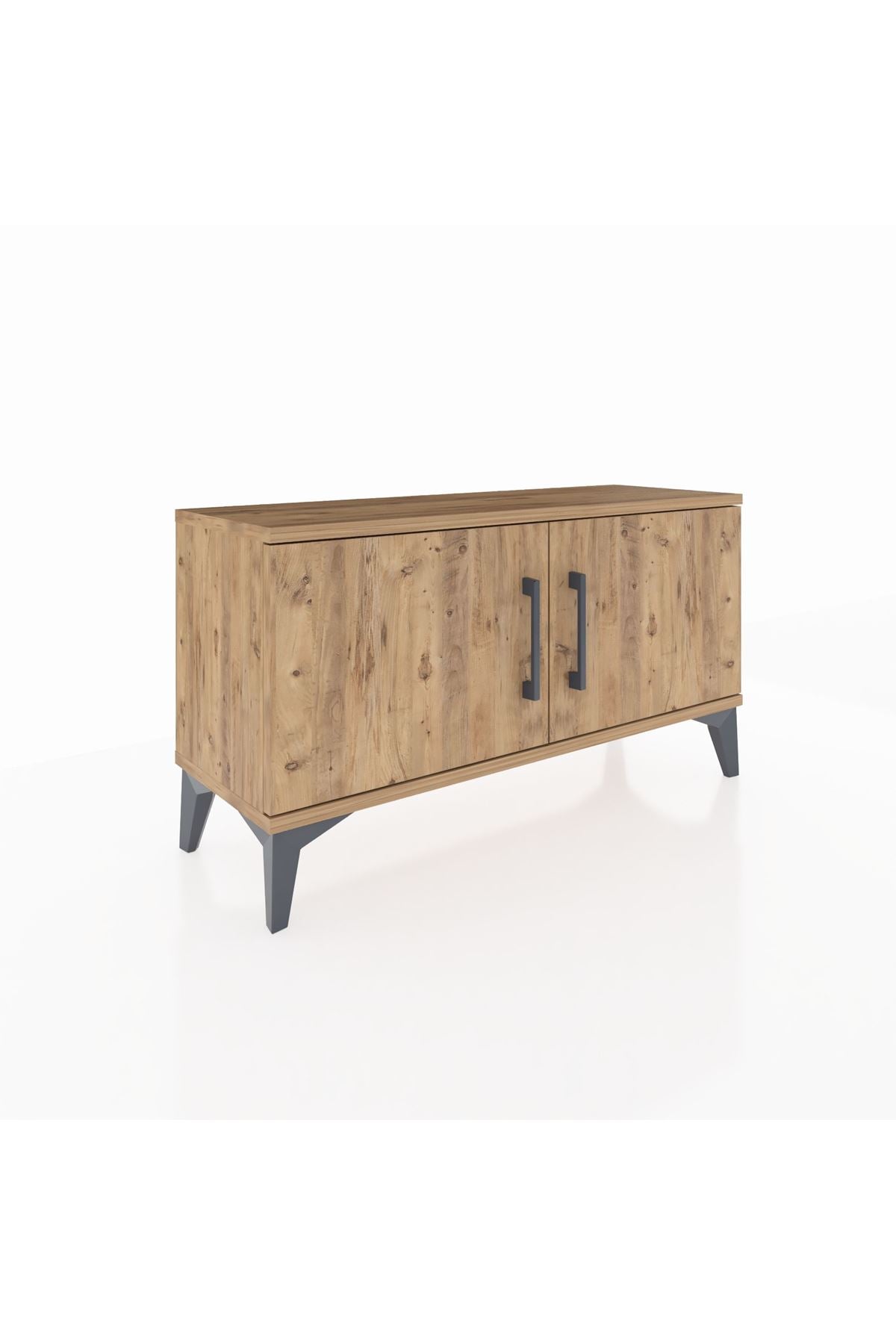 Arges Şifonyer Tek Raflı 2 Kapaklı 88x30x48 Çam-Çam