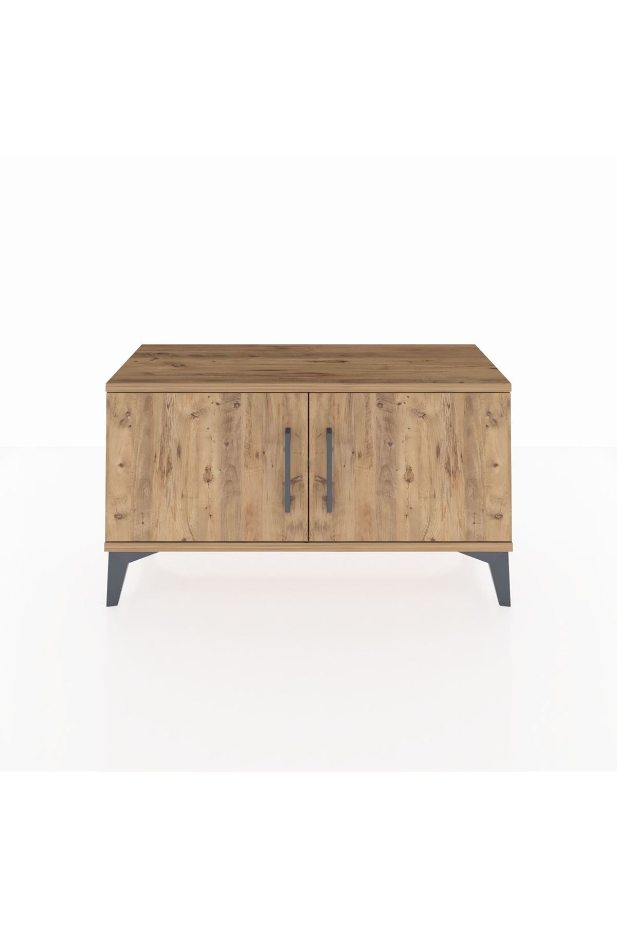 Arges Şifonyer Tek Raflı 2 Kapaklı 88x30x48 Çam-Çam