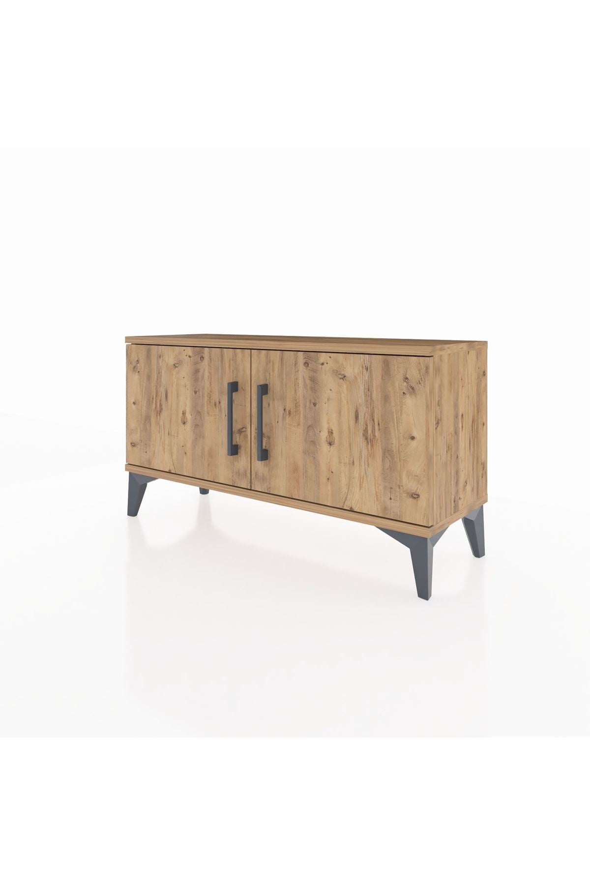 Arges Şifonyer Tek Raflı 2 Kapaklı 88x30x48 Çam-Çam