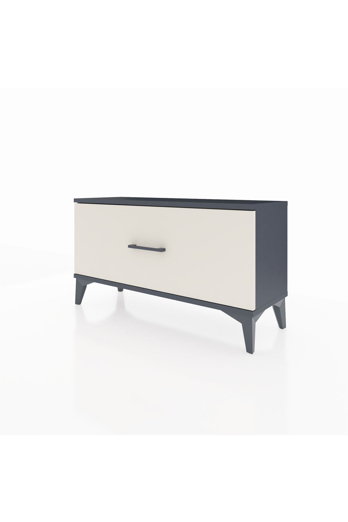 Arges Şifonyer Tek Çekmeceli 88x30x48 Antrasit-Aytaşı