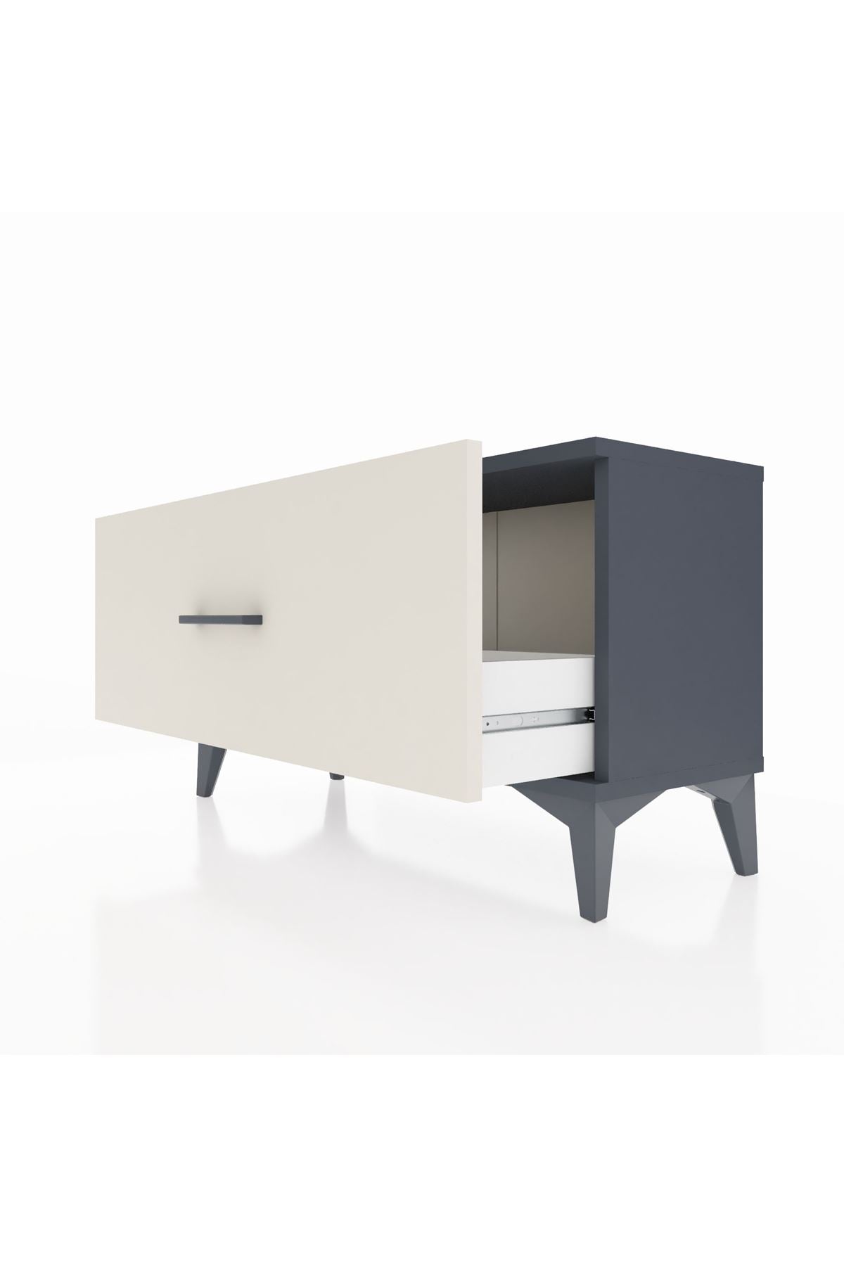 Arges Şifonyer Tek Çekmeceli 88x30x48 Antrasit-Aytaşı