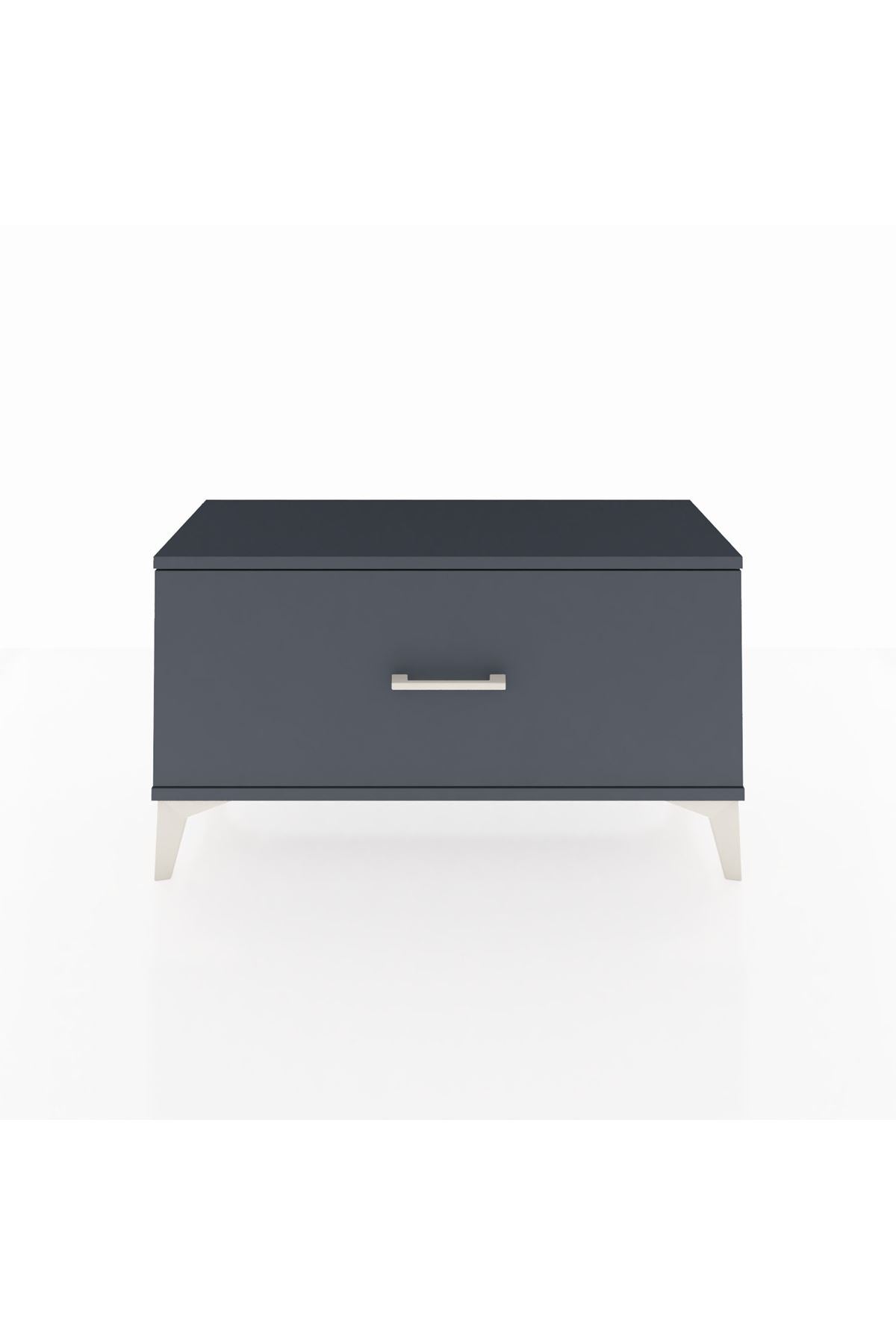 Arges Şifonyer Tek Çekmeceli 88x30x48 Antrasit-Antrasit