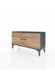 Arges Şifonyer Tek Çekmeceli 88x30x48 Antrasit-Çam