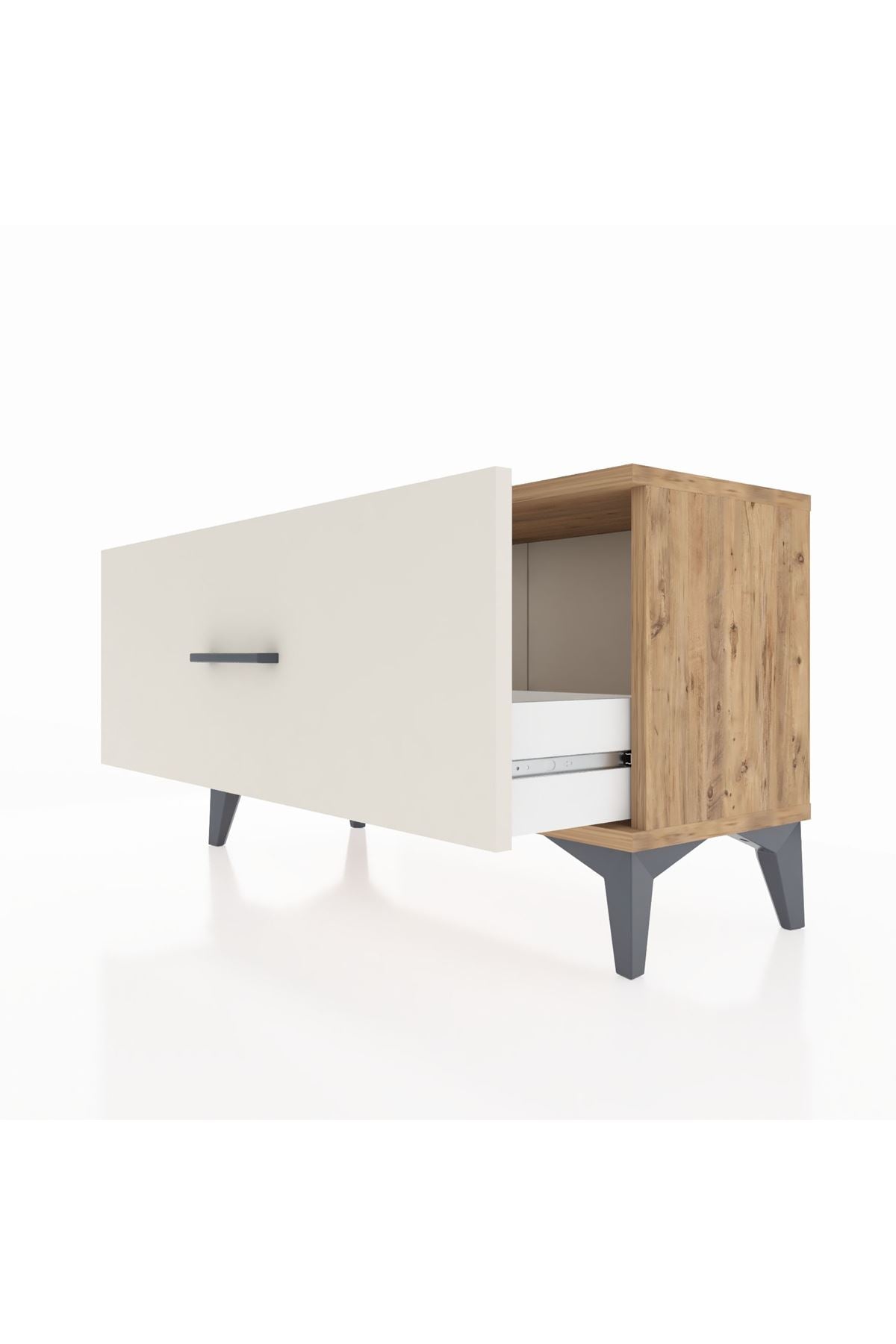 Arges Şifonyer Tek Çekmeceli 88x30x48 Çam-Aytaşı